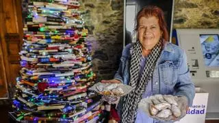 La tradición navideña de Elba Auyanet, una vecina de Santa Brígida: más de 100 truchas hechas a mano para familiares y amigos