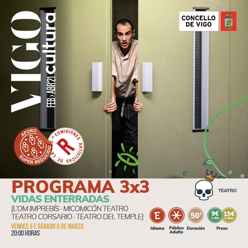 Programación de VigoCultura 2021 en marzo