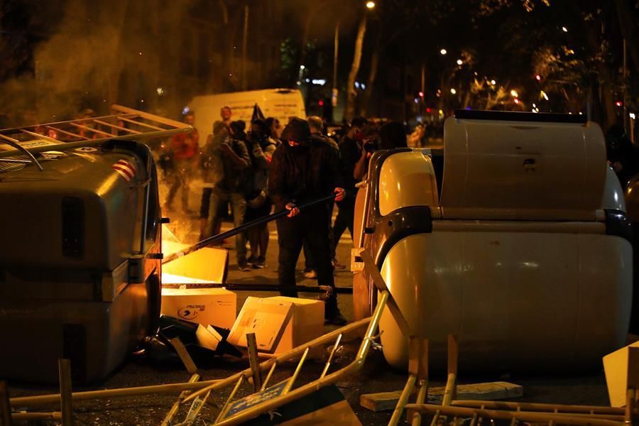 Protestas en Barcelona por la inhabilitación de Torra