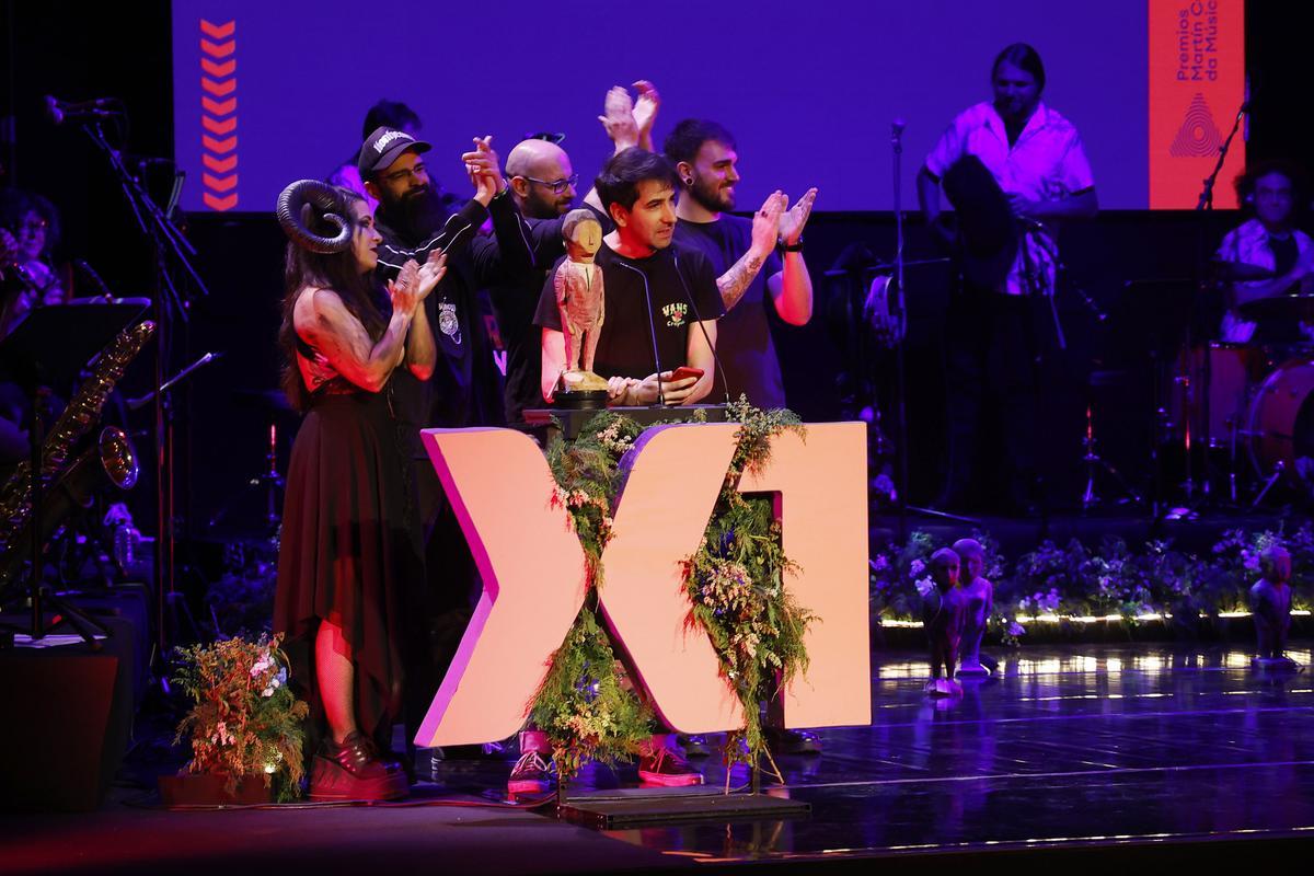 Entrega de los premios de la música gallega Martín Códax