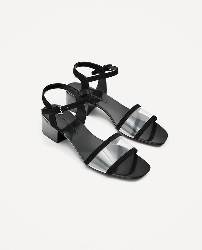 Sandalias negras de Zara