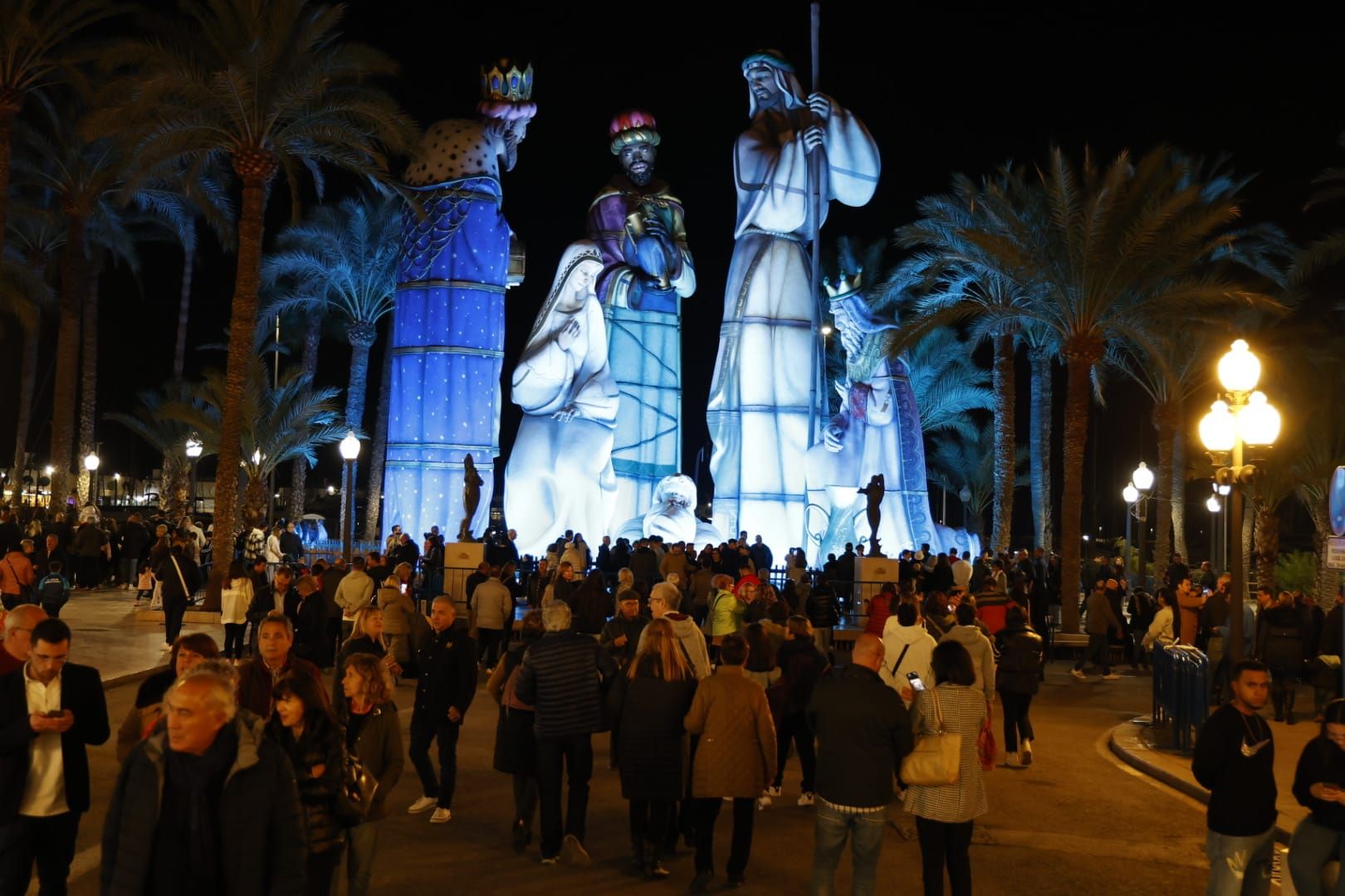 La peatonalización de la zona centro de Alicante vuelve por Navidad