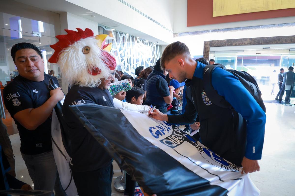 Carlo Adriano García, futbolista profesional natural de Vila-real y ex del Villarreal CF, que milita en el Querétaro FC.