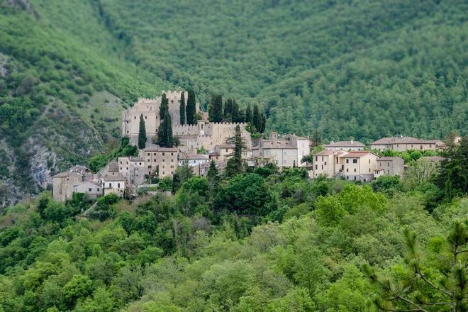 Camino de San Benedetto. Rocca Sinibalda