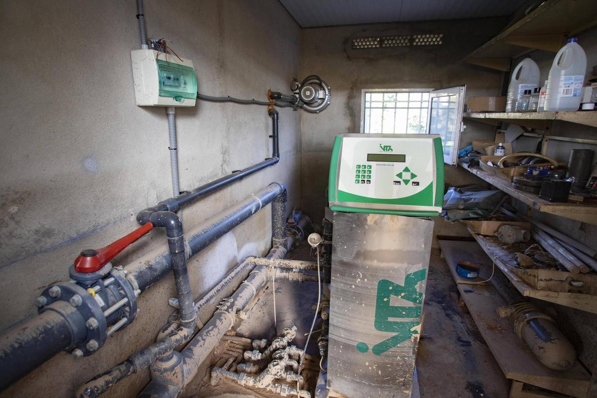 Destrozos causados por la dana en un comercio