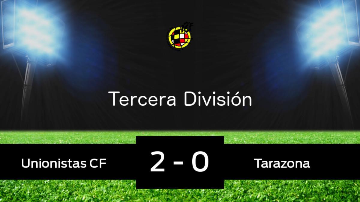 El Unionistas derrotó al Tarazona por 2-0