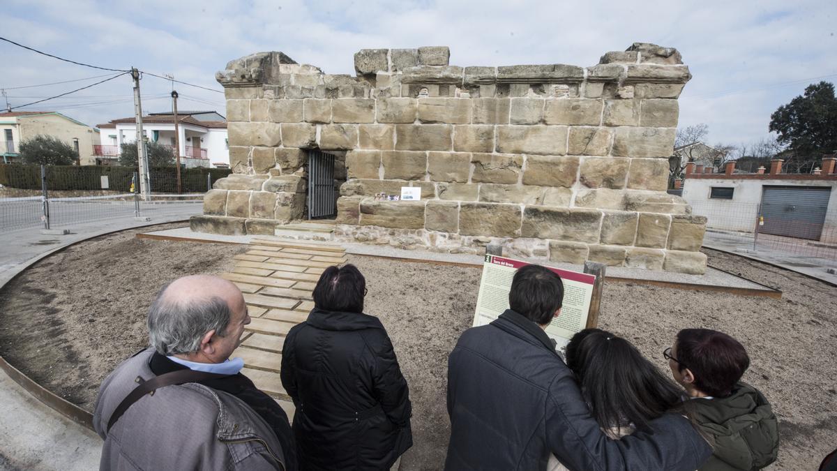 Visita guiada a la Torre del Breny acaba de restaurar, el febrer del 2020