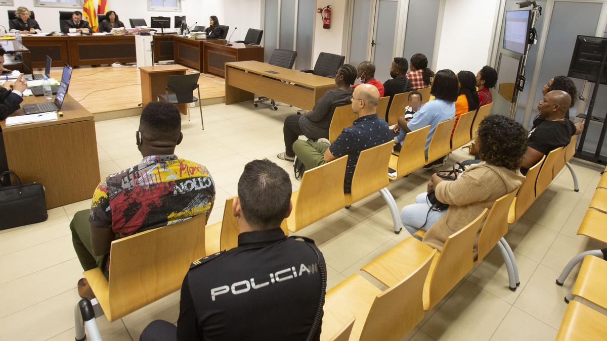 Imagen del juicio celebrado en la Audiencia de Alicante el pasado octubre.