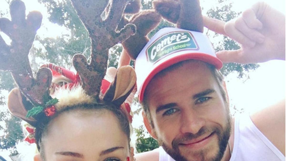 Liam y Miley arman la 'marimorena' en Navidad