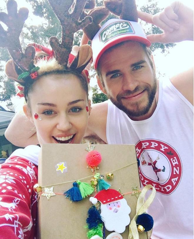 Liam y Miley arman la 'marimorena' en Navidad