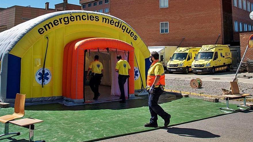 155 nous casos a Lleida i la planta de l&#039;hospital per a COVID ja és plena