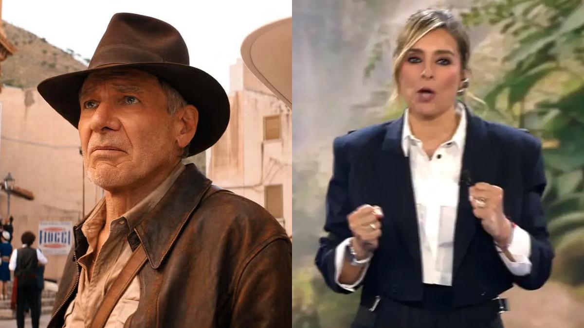Indiana Jones y Sandra Barneda