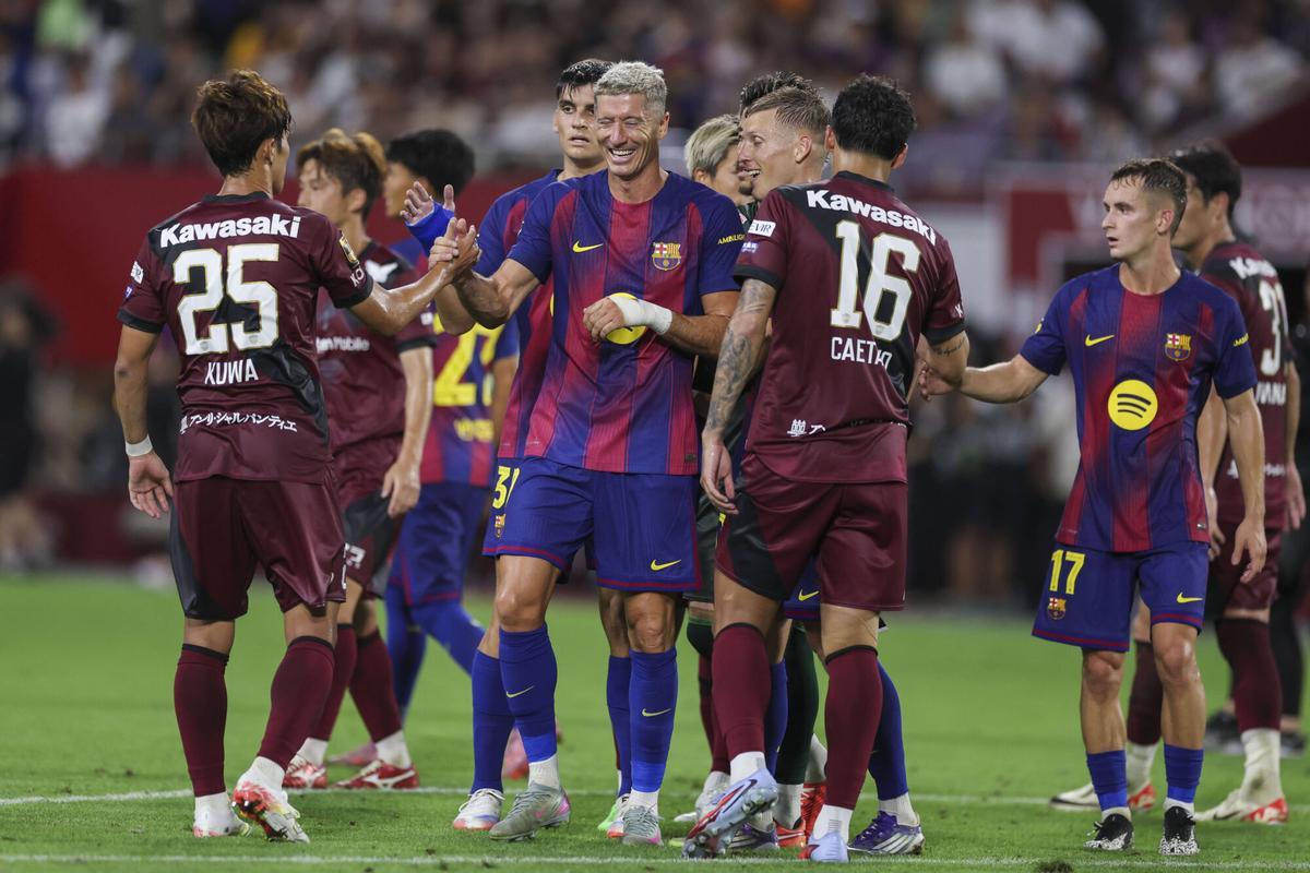 El enfrentamiento entre el Vissel Kobe y el Barça en el primer partido de la pretemporada
