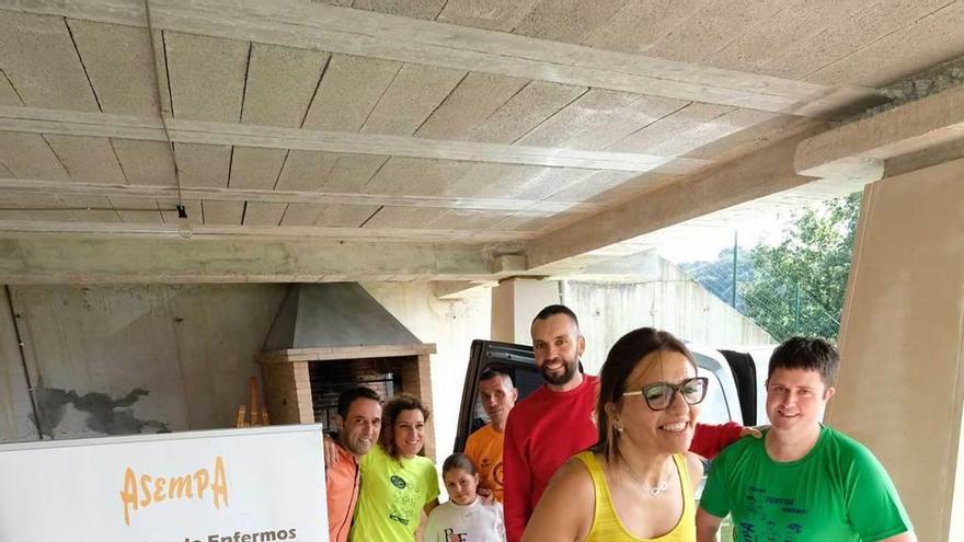 Yoli Díez corre en el maratón solidario.