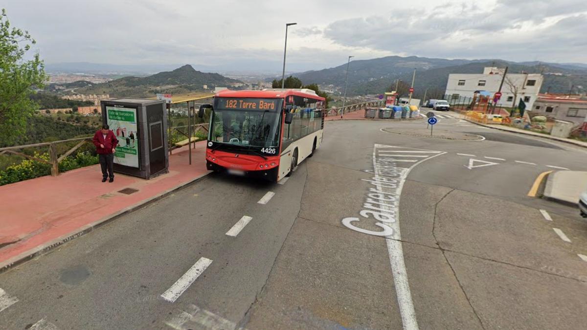 Rotonda en la confluencia de los carrers de Castellví y Lliçà, donde Vital condujo el 47 en 1978
