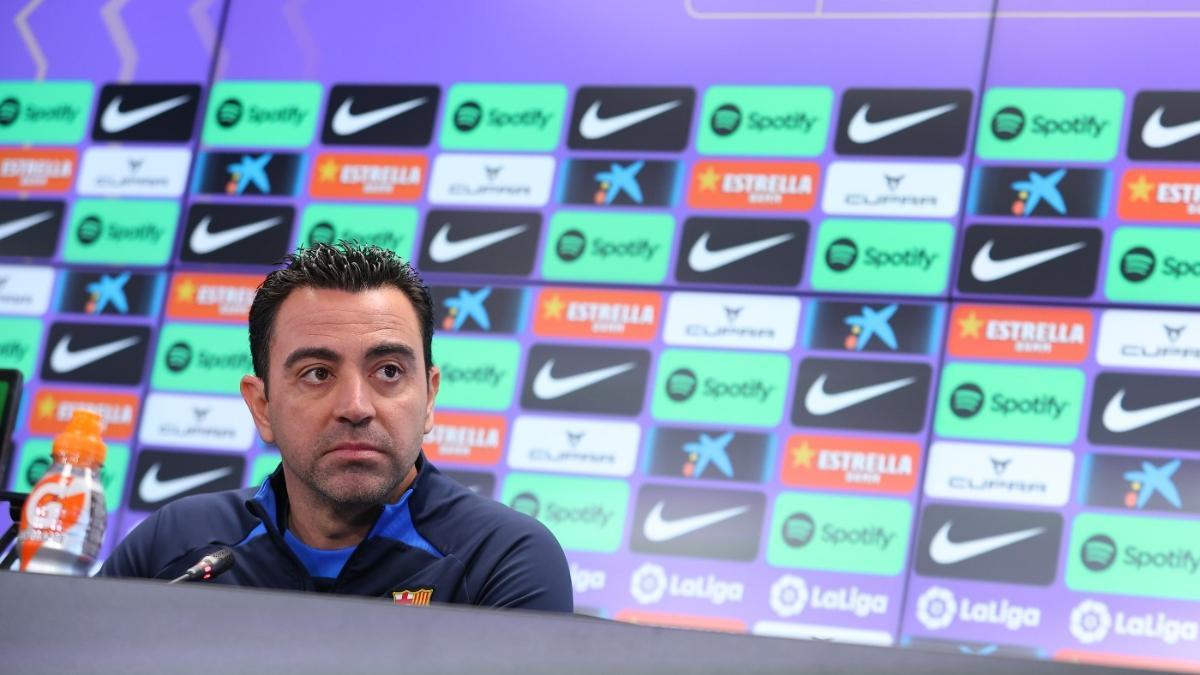 Xavi: "Veo bien a Ansu. Está entrenando bien y está motivado. Tengo fe en él"