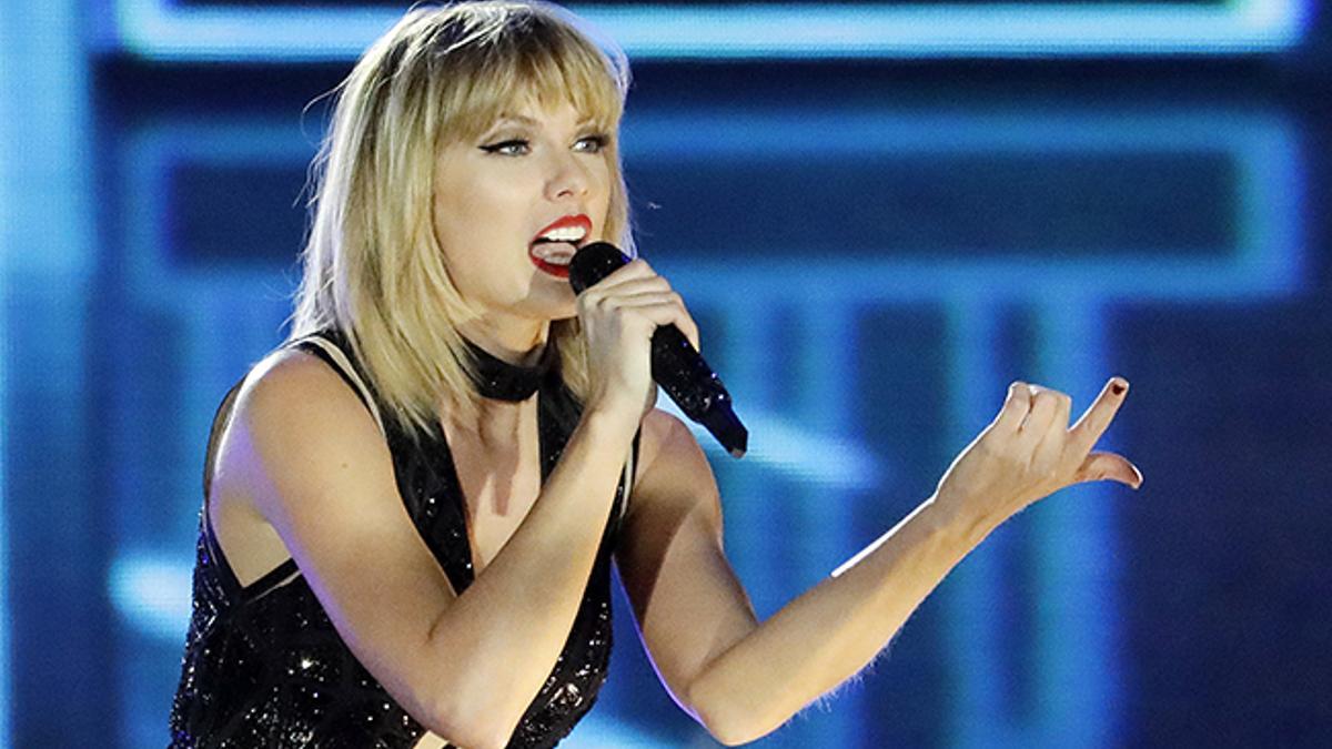 Taylor Swift durante una actuación en Estados Unidos