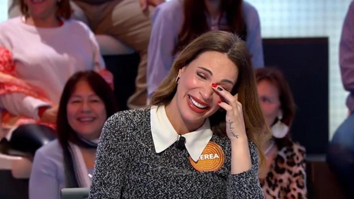 Nerea Garmendia llora durante su paso por Pasapalabra
