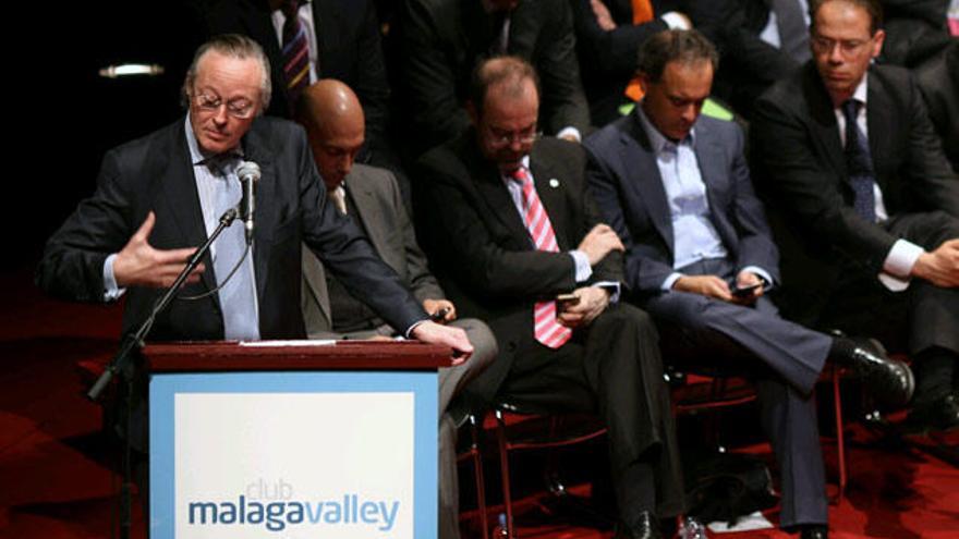 Josep Piqué, presidente de Vueling, durante su intervención este miércoles en Málaga Valley.