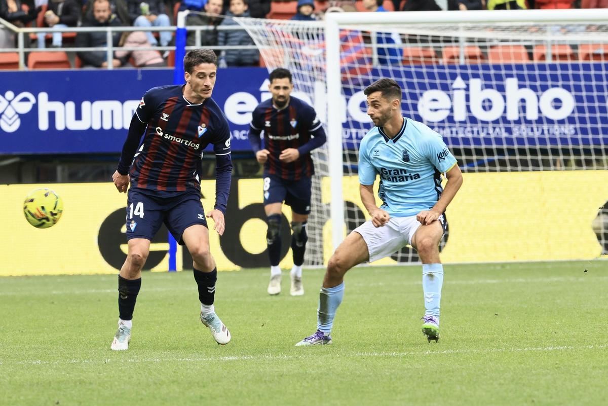 SD Éibar - UD Las Palmas: repite Martón y pone cuesta arriba el partido a los amarillos