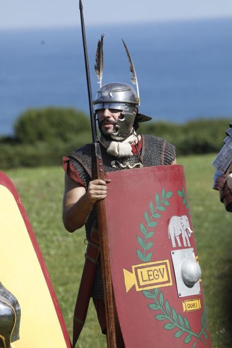 RECREACION DE UN CAMPAMENTO ROMANO.