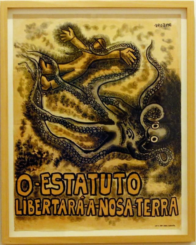 Litografía sobre o Estatuto da Autonomía de 1936.  