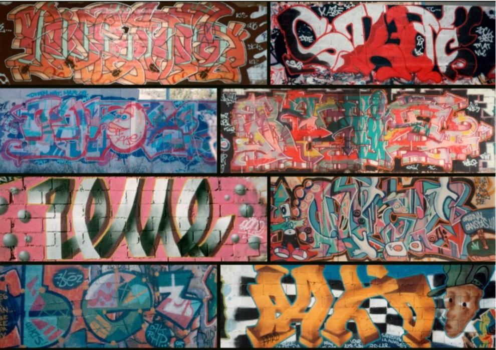 Grafitis de mediados de los años 90