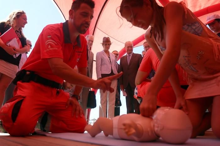 Visita de la Infanta Elena a Málaga