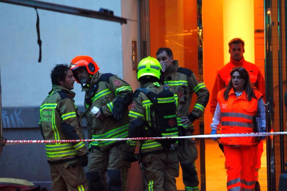 Muere una anciana en el incendio de su casa en Valencia
