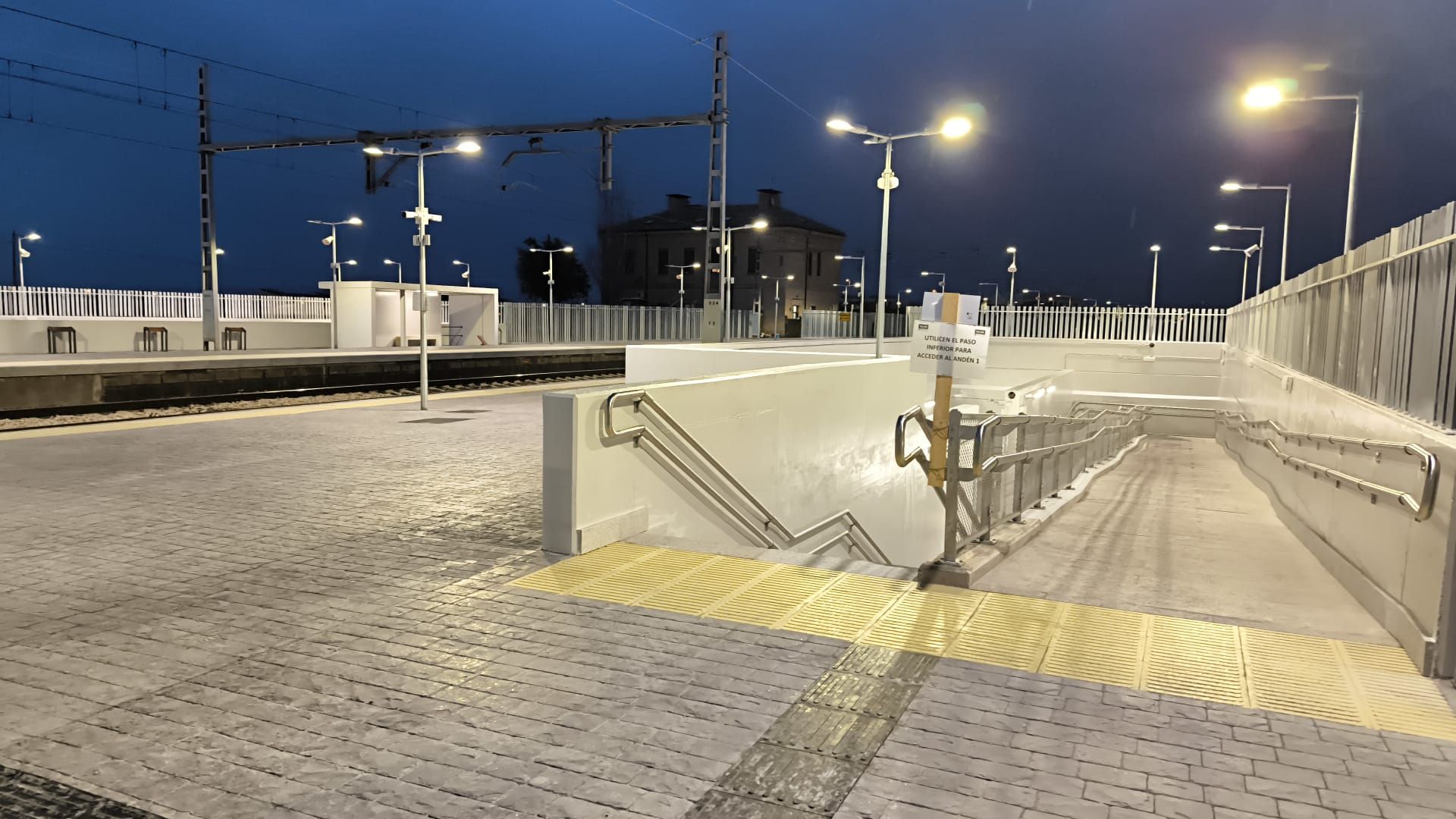 En imágenes | Las nuevas instalaciones en la estación de tren de Gallur