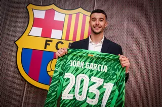 Joan Garcia ya se entrena en la Ciutat Esportiva