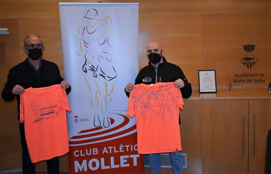 Presentación de la XXIII Cursa Popular de Sant Vicenç de Mollet del Vallès.