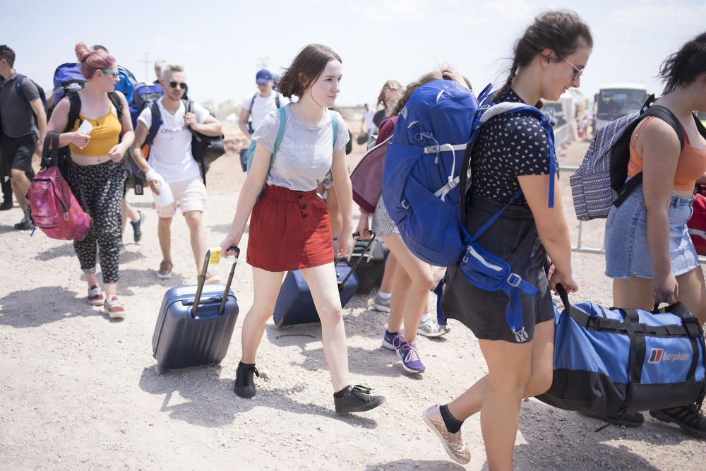 Empiezan a llegar los primers fibers a Benicàssim