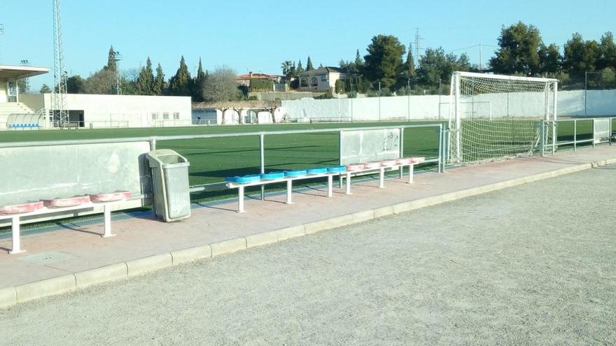 Las instalaciones deportivas  en El Canó están abiertas aunque no los vestuarios y duchas.