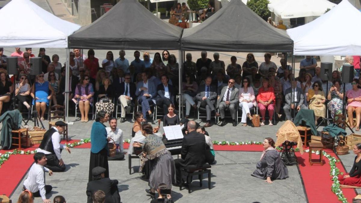 Factory Producciones representó una obra teatral sobre la vida y pensamientos de María Domínguez. | ISABEL SAUCO/SERVICIO ESPECIAL