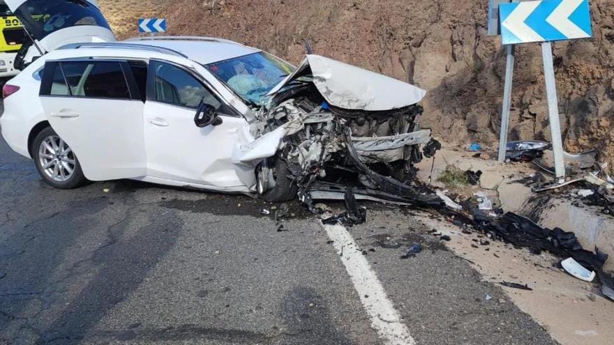 Así fue el accidente en Agüimes de este domingo electoral