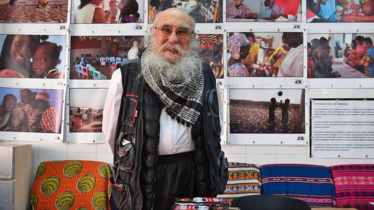 Guillermo Fernández Obanza, en la sede de su ONG Ecodesarrollo Gaia.   | // CARLOS PARDELLAS 