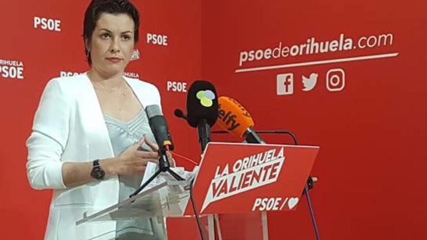 Carolina Gracia, miembro del PSOE de Orihuela.