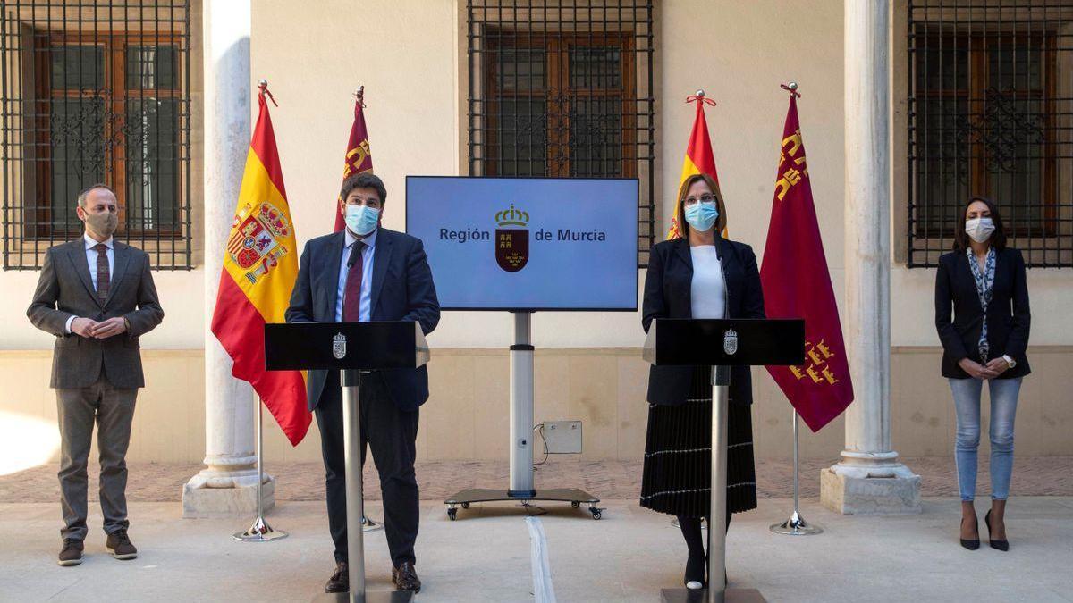 Los diputados de Ciudadanos asumen sus cargos en el Gobierno de Murcia