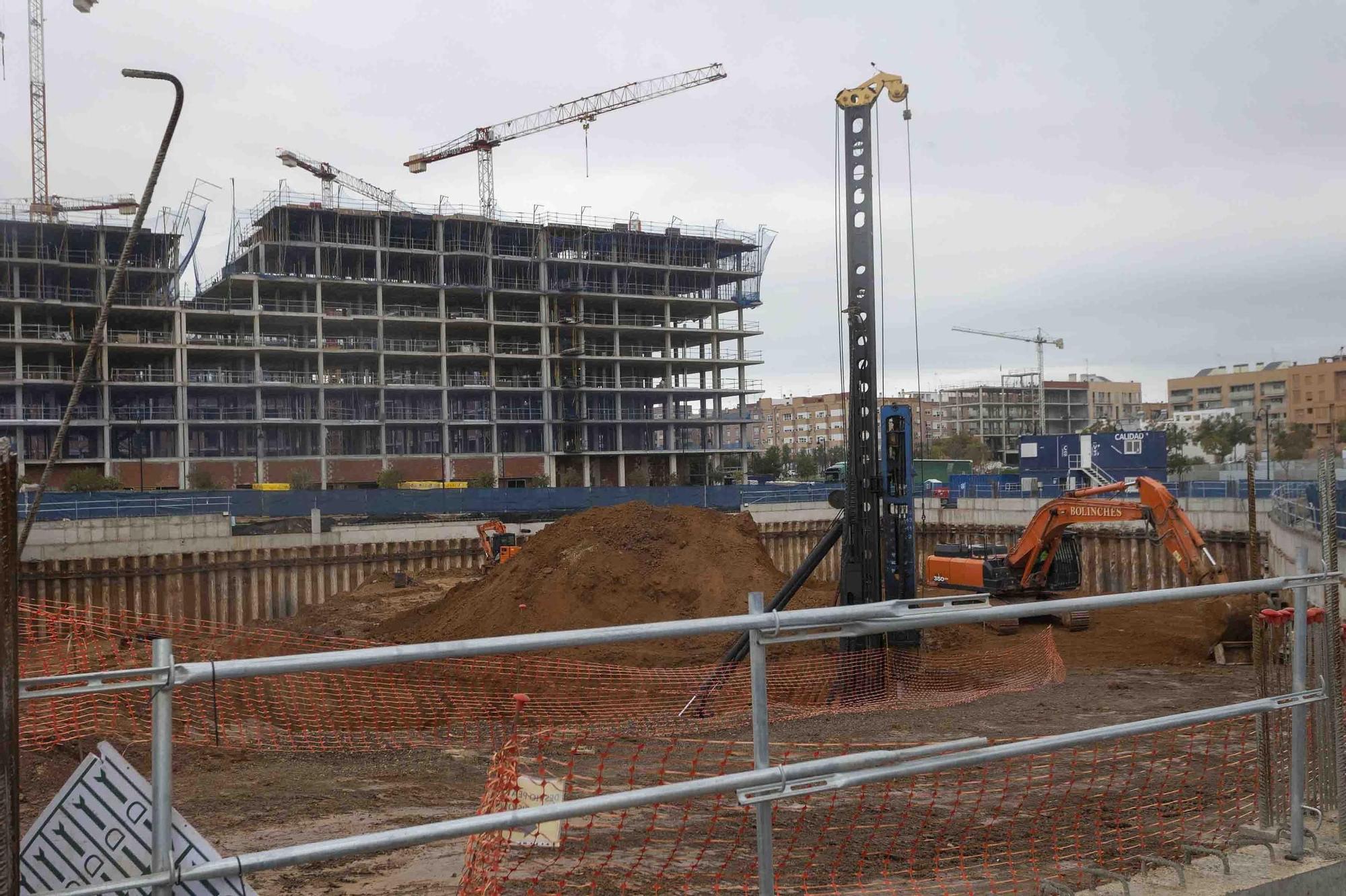 Obras del PAI Moli d'Animeta de Quart de Poblet