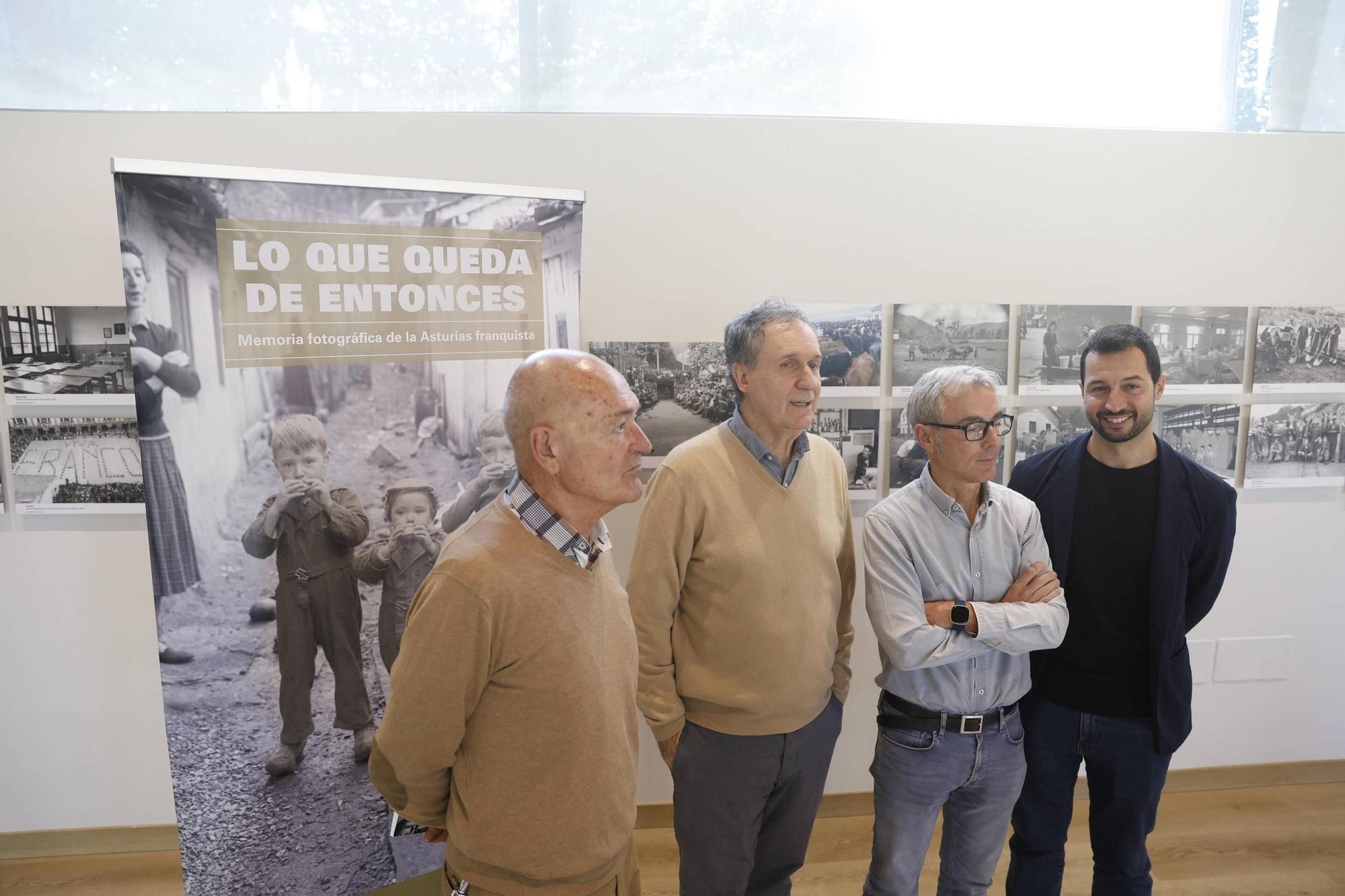 Así fue la inauguración de “Lo que queda de entonces”, una memoria fotográfica a la Asturias franquista
