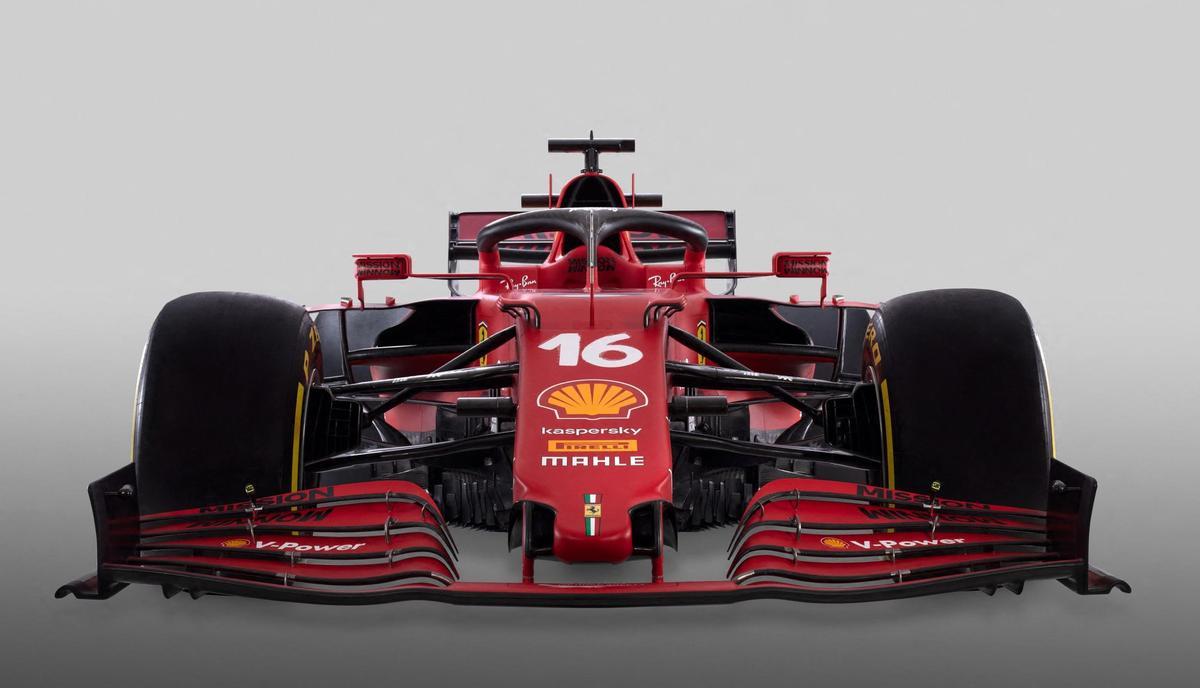 Ferrari presenta el seu monoplaça amb tocs verds Ferrari presenta el seu monoplaça amb tocs verds