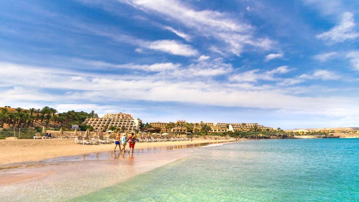 Playa de Costa Calma, en Jandía, en el sur de Fuerteventura.