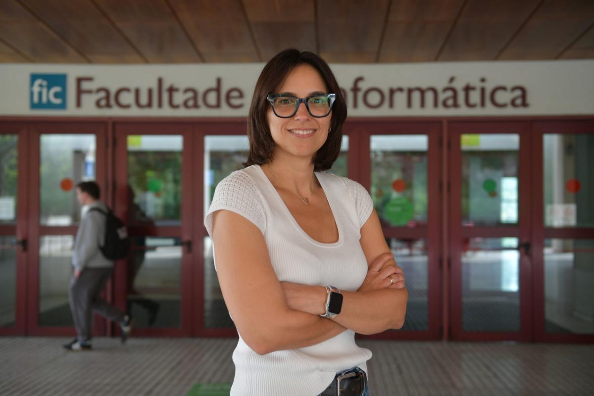La ingeniera informática y profesora de la Universidade da Coruña Virginia Mato.