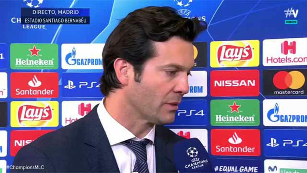 Solari: "Lo sentimos por nuestra afición"