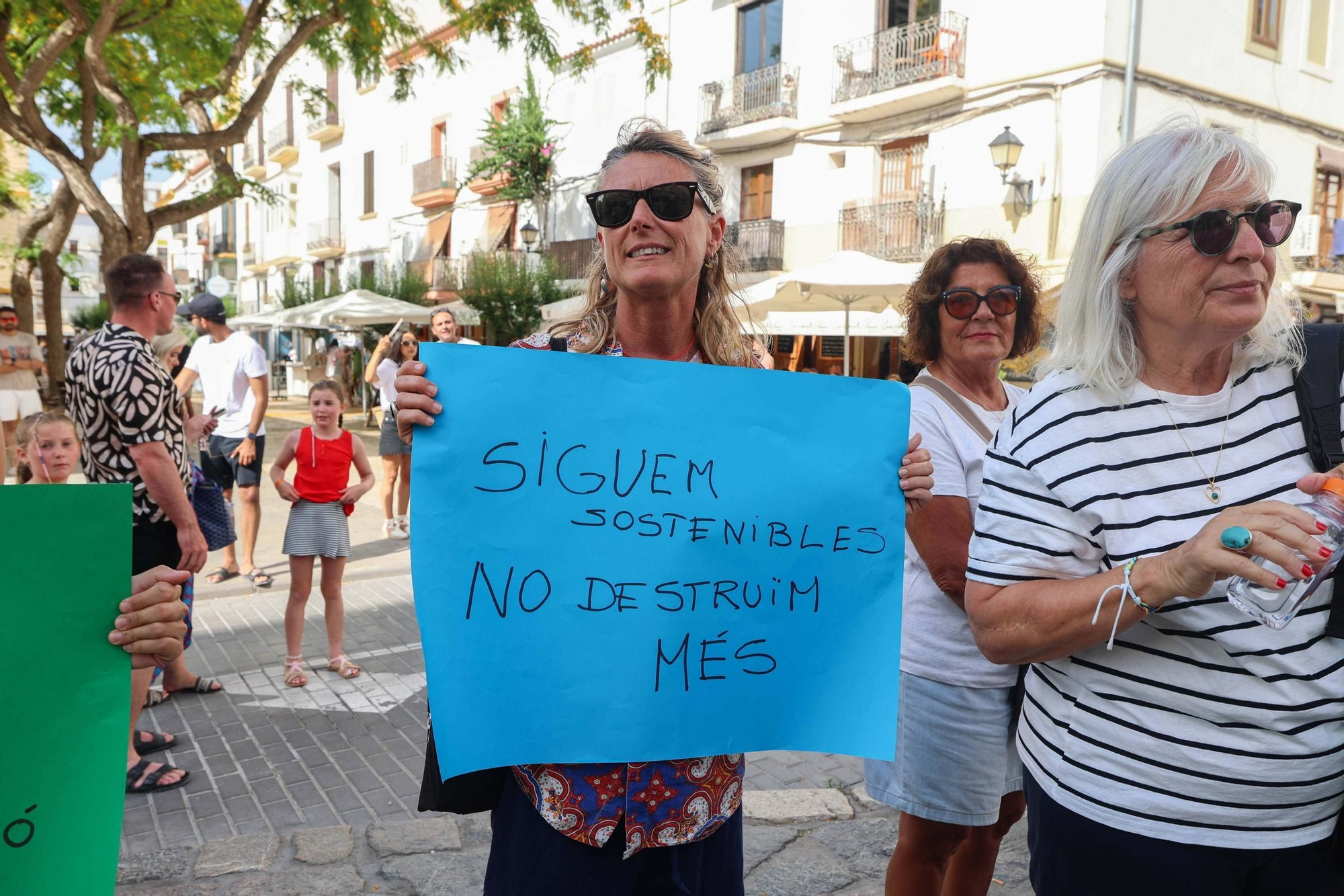 Manifestación contra la masificación turística en Ibiza