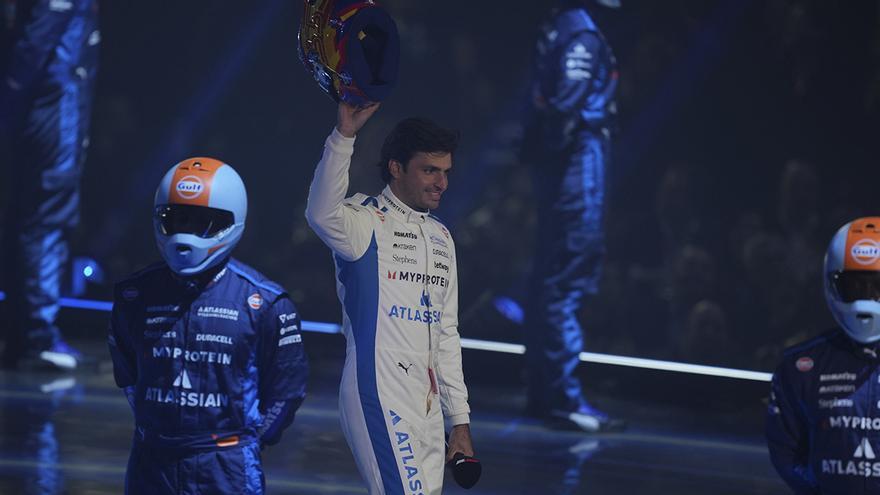 El español Carlos Sainz debuta como piloto de Williams