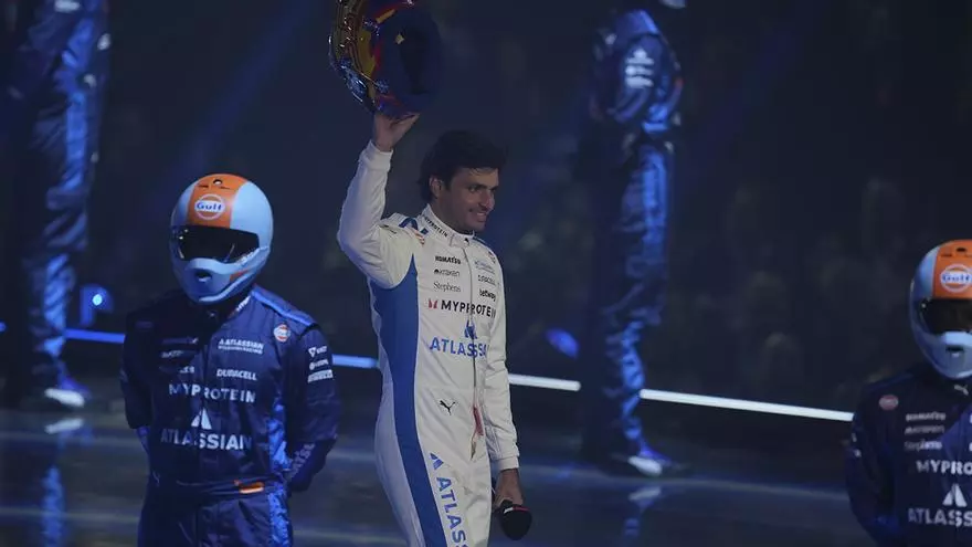 El español Carlos Sainz debuta como piloto de Williams