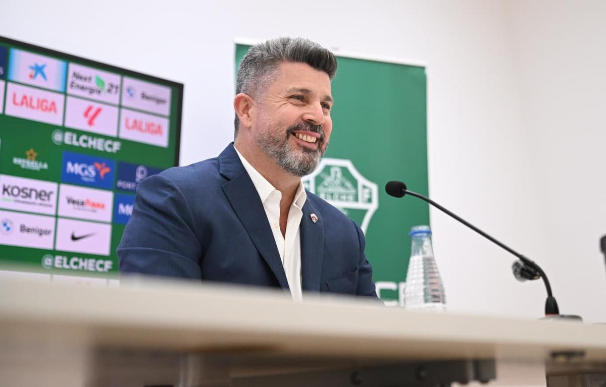 Bragarnik, sonriente durante su comparecencia de este miércoles.