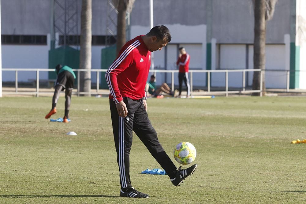 Primer entrenamiento de Raúl Agné con el Córdoba CF